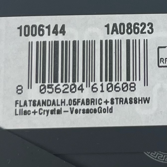 Versace Metallic Patent Leather Medusa Head With Rhinestone size 40 or 9.5 - Picture 15 of 16